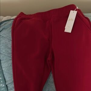 Lilly Pulitzer Red Sweatpants Comfortable Joggers